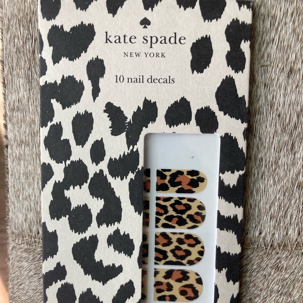Kate Spade Leopard Nail Decals